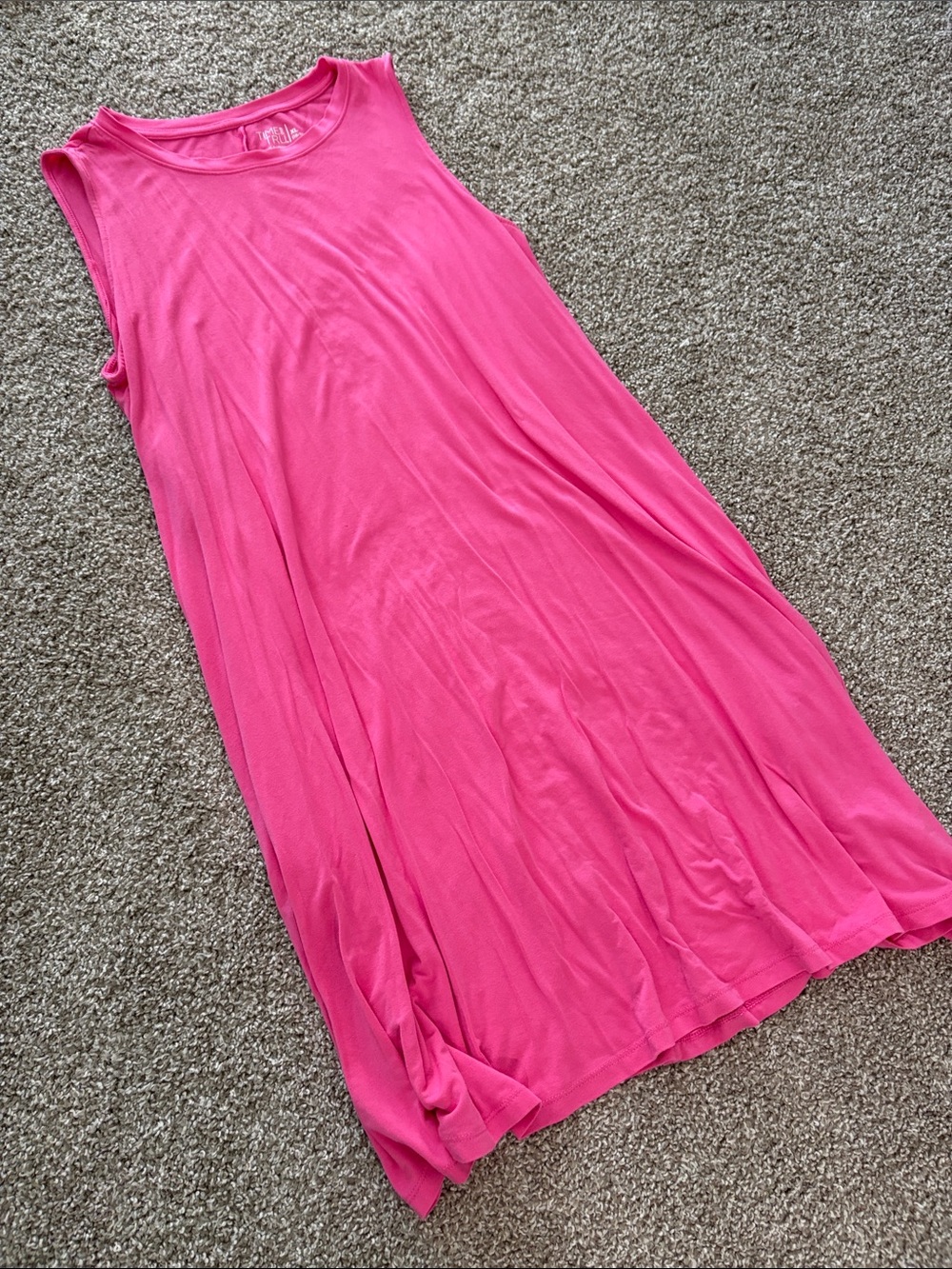 Time and Tru Bubblegum Pink Sleeveless Mini Dress